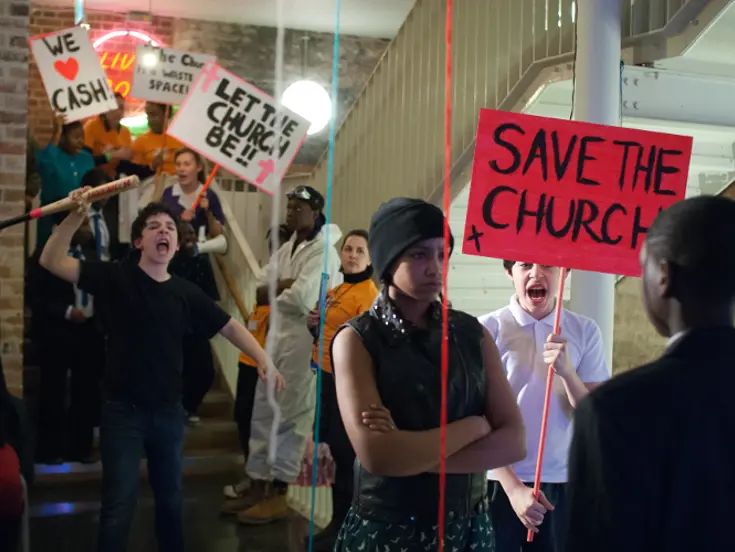 We had eye popping theatre