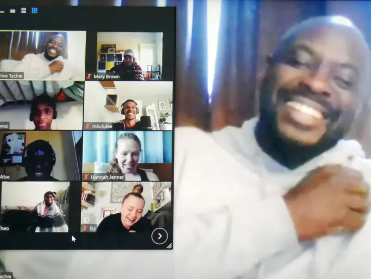 We had to go online during the first lockdown!